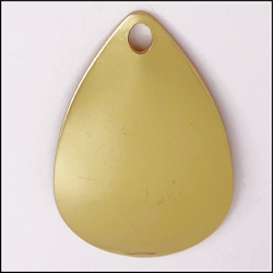 Mag 8 Brass Plain Polished & Lacquered Blade .025 inch Thick